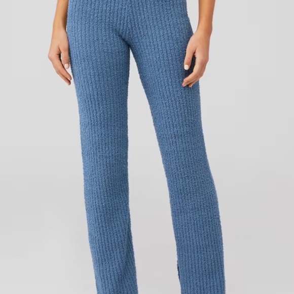 4TH & RECKLESS Slate Blue Liria Knit Trouser - Small - NWT - Picture 1 of 7